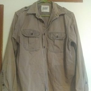 Brown Old Navy Collared Jacket